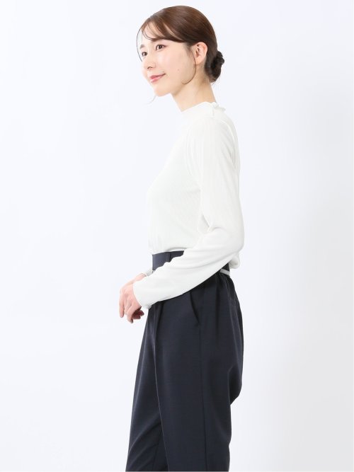 ストレッチテレコ 長袖プルオーバー