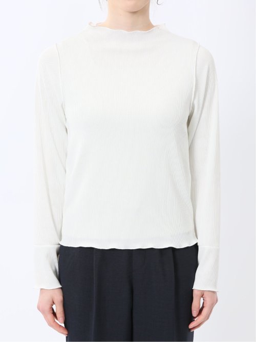 ストレッチテレコ 長袖プルオーバー