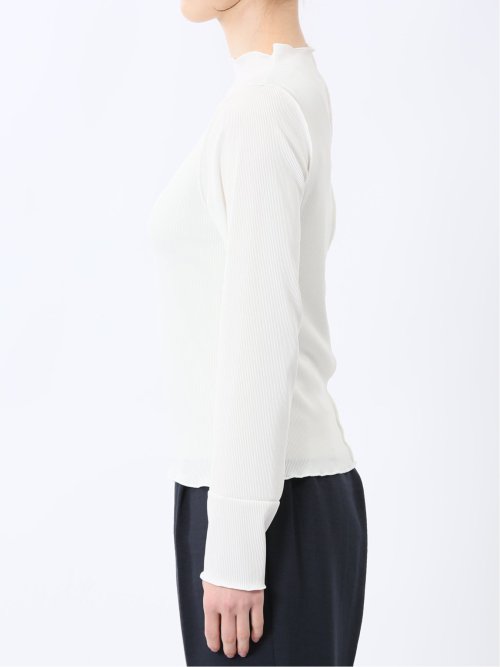 ストレッチテレコ 長袖プルオーバー