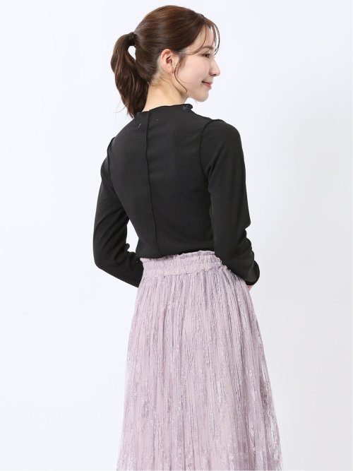 ストレッチテレコ 長袖プルオーバー