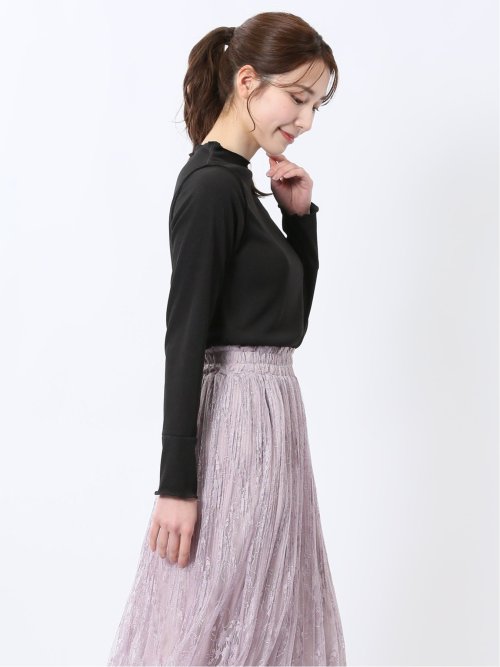 ストレッチテレコ 長袖プルオーバー