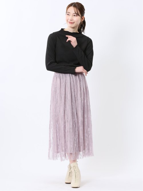 ストレッチテレコ 長袖プルオーバー