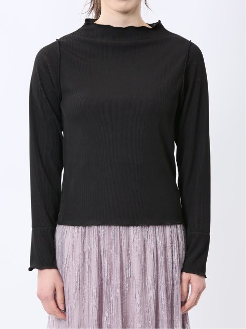 ストレッチテレコ 長袖プルオーバー