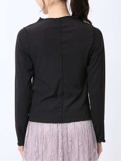 ストレッチテレコ 長袖プルオーバー