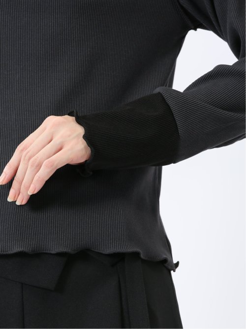 ストレッチテレコ 長袖プルオーバー