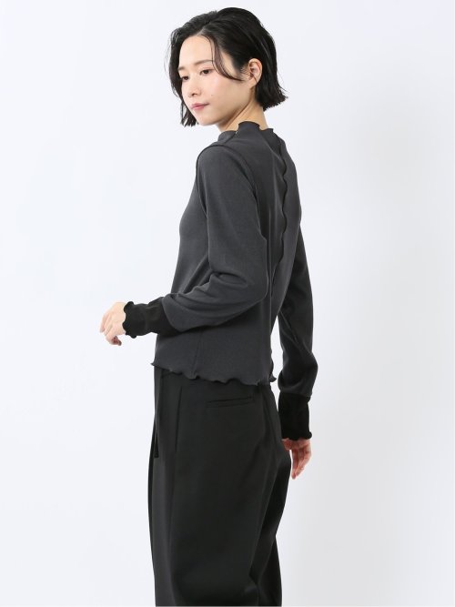 ストレッチテレコ 長袖プルオーバー