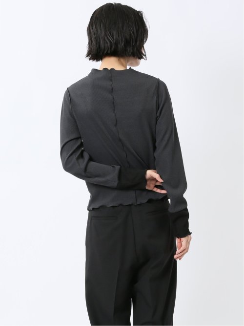 ストレッチテレコ 長袖プルオーバー