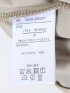 カットジョーゼット 配色 7分袖プルオーバー