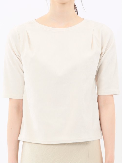 クラッシュベロア 半袖プルオーバー