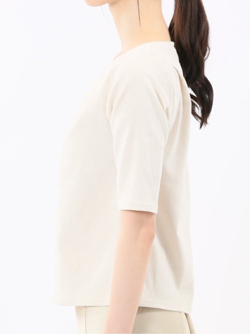 クラッシュベロア 半袖プルオーバー