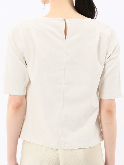 クラッシュベロア 半袖プルオーバー