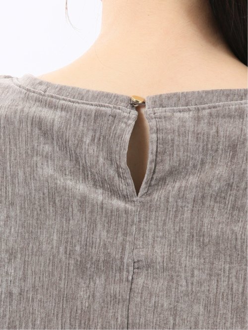 クラッシュベロア 半袖プルオーバー