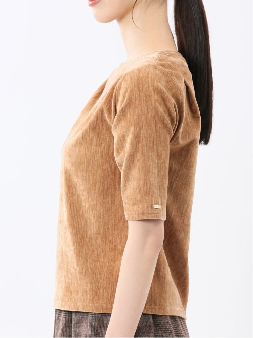 クラッシュベロア 半袖プルオーバー