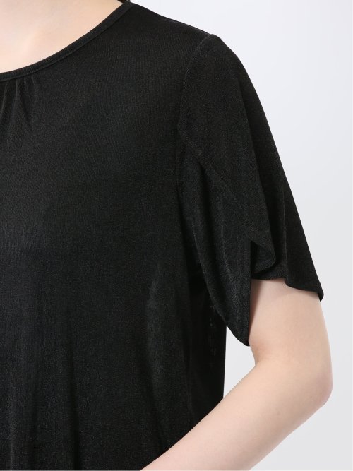 グロッシーツイル チューリップスリーブ プルオーバー