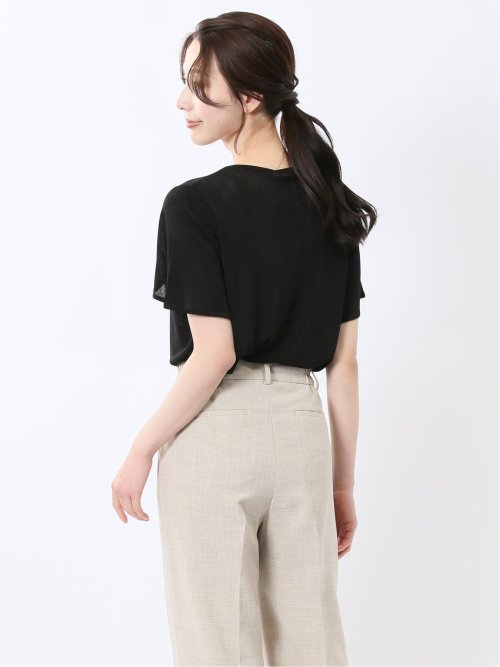 グロッシーツイル チューリップスリーブ プルオーバー