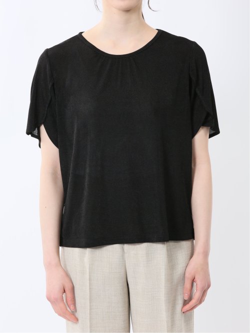 グロッシーツイル チューリップスリーブ プルオーバー