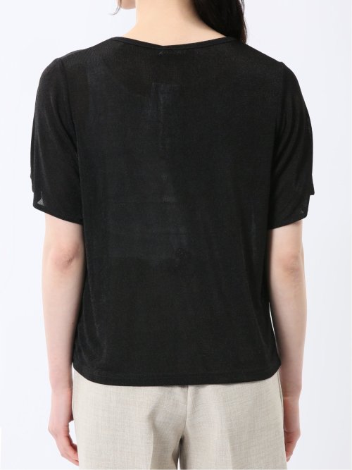 グロッシーツイル チューリップスリーブ プルオーバー