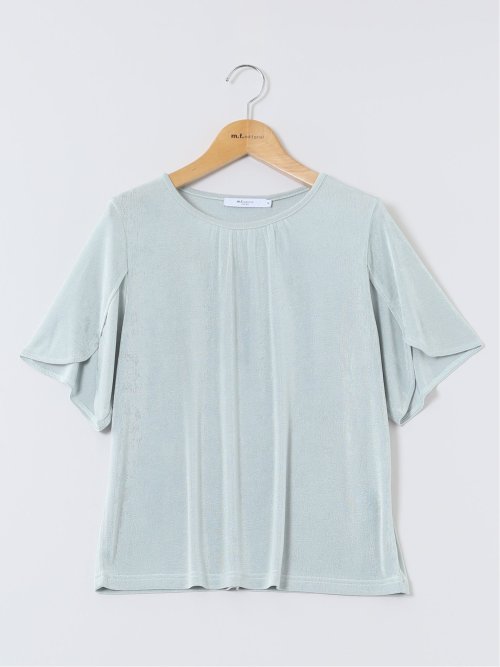 グロッシーツイル チューリップスリーブ プルオーバー