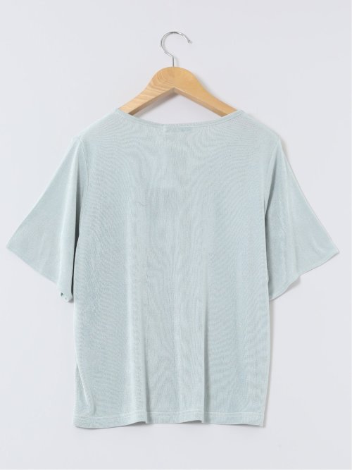 グロッシーツイル チューリップスリーブ プルオーバー