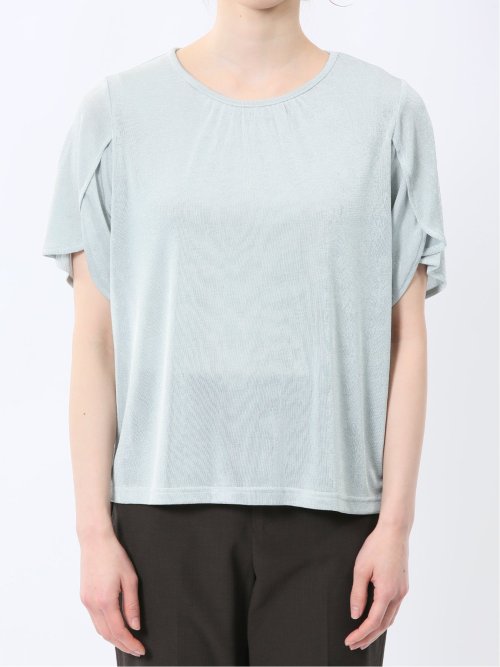 グロッシーツイル チューリップスリーブ プルオーバー