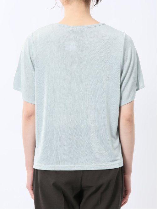 グロッシーツイル チューリップスリーブ プルオーバー