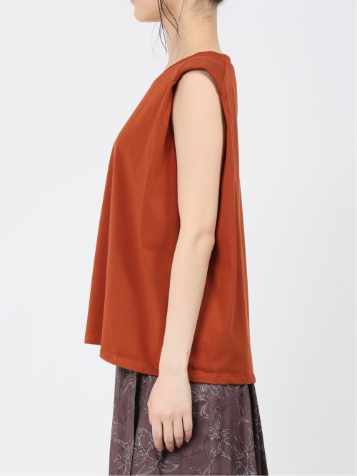 コットン ノースリーブ Tシャツ