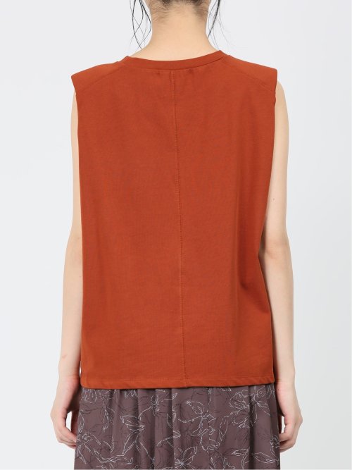 コットン ノースリーブ Tシャツ