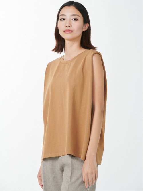 コットン ノースリーブ Tシャツ