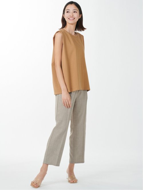 コットン ノースリーブ Tシャツ