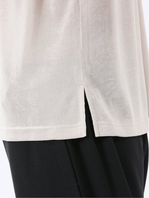 前後2WAY グロッシーツイル タンクトップ