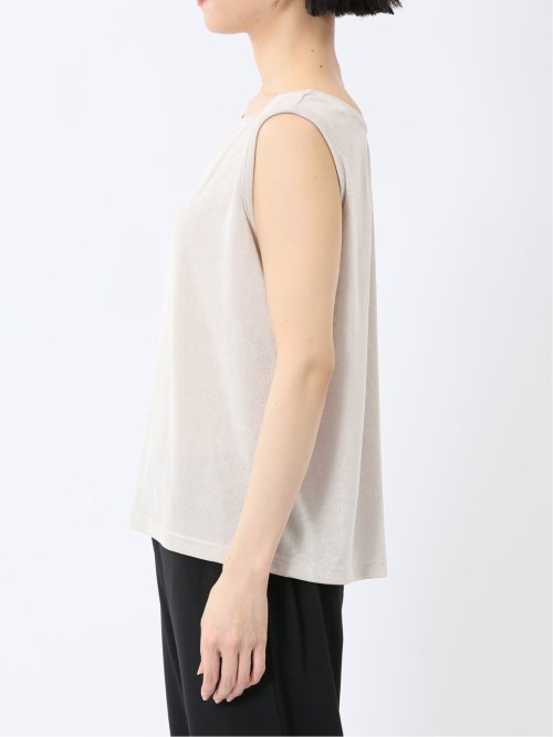 前後2WAY グロッシーツイル タンクトップ