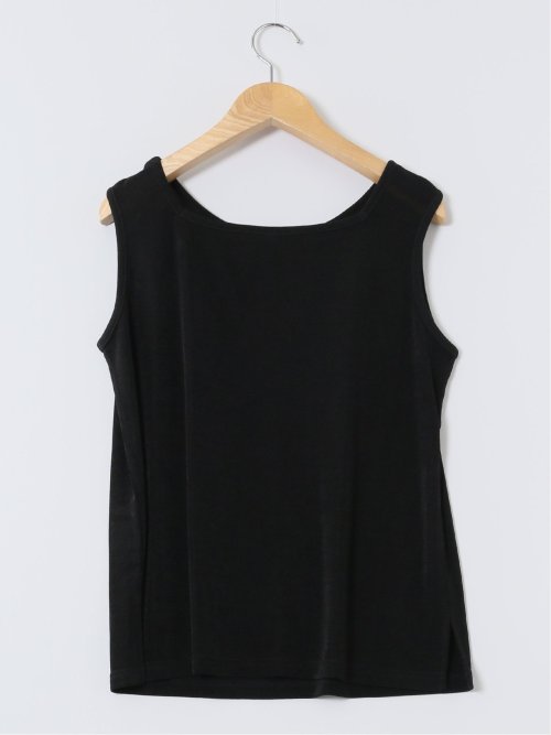 前後2WAY グロッシーツイル タンクトップ