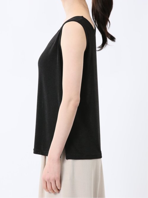 前後2WAY グロッシーツイル タンクトップ