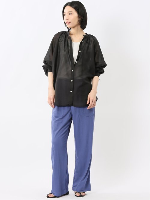 接触冷感 吸水速乾 ブライトリブ タンクトップ