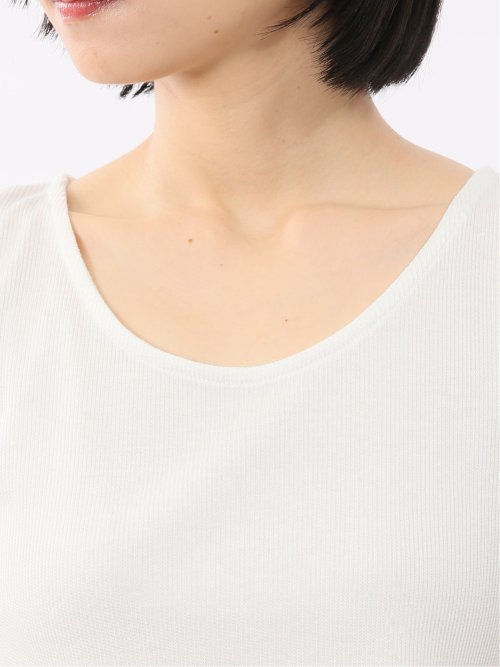 接触冷感 吸水速乾 ブライトリブ タンクトップ