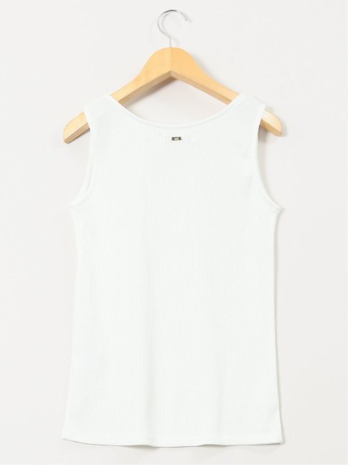 接触冷感 吸水速乾 ブライトリブ タンクトップ