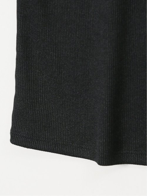 接触冷感 吸水速乾 ブライトリブ タンクトップ