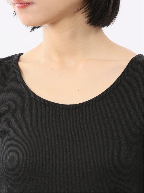 接触冷感 吸水速乾 ブライトリブ タンクトップ