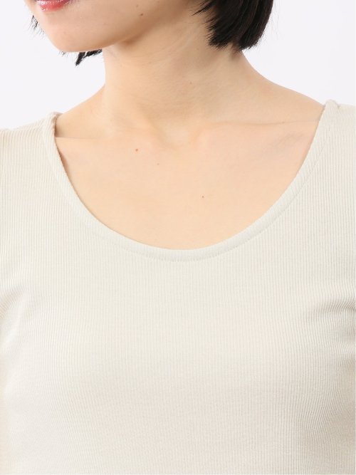 接触冷感 吸水速乾 ブライトリブ タンクトップ