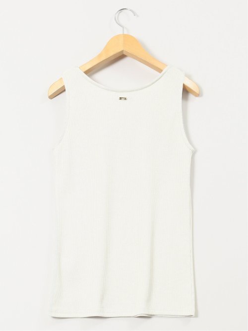 接触冷感 吸水速乾 ブライトリブ タンクトップ