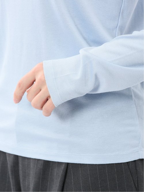 吸湿発熱 シアーテレコ タートルネック プルオーバー