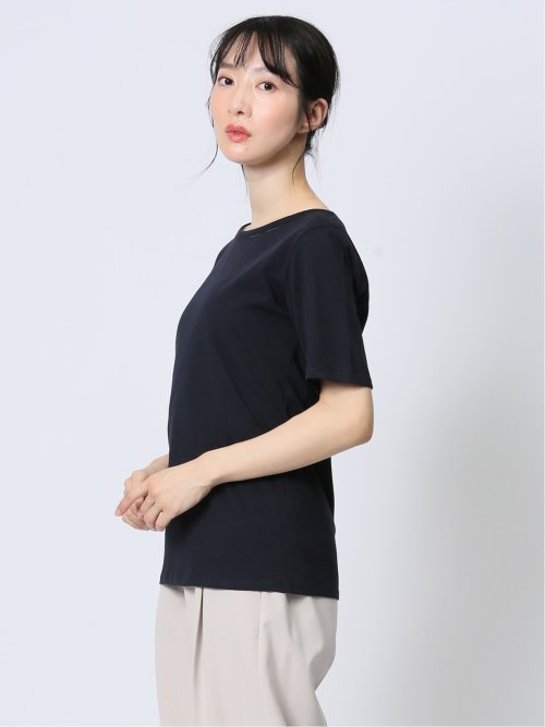 シルケット天竺 ハシゴレース半袖プルオーバー