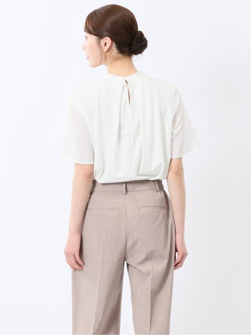 シルケットポンチ ボウタイ 半袖プルオーバー