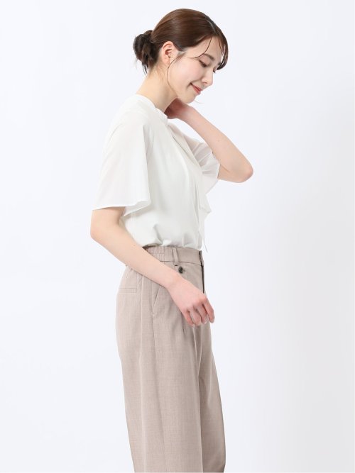 シルケットポンチ ボウタイ 半袖プルオーバー