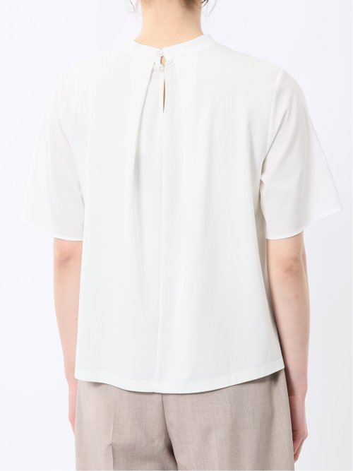 シルケットポンチ ボウタイ 半袖プルオーバー