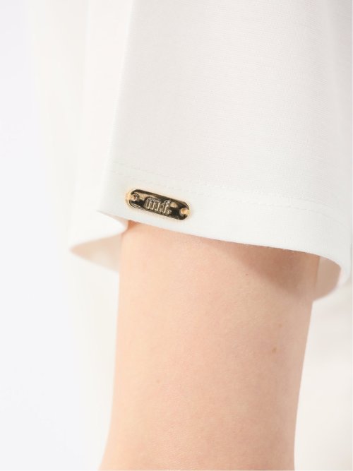 シルケットポンチ クルーネック半袖Tシャツ