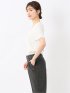 シルケットポンチ クルーネック半袖Tシャツ