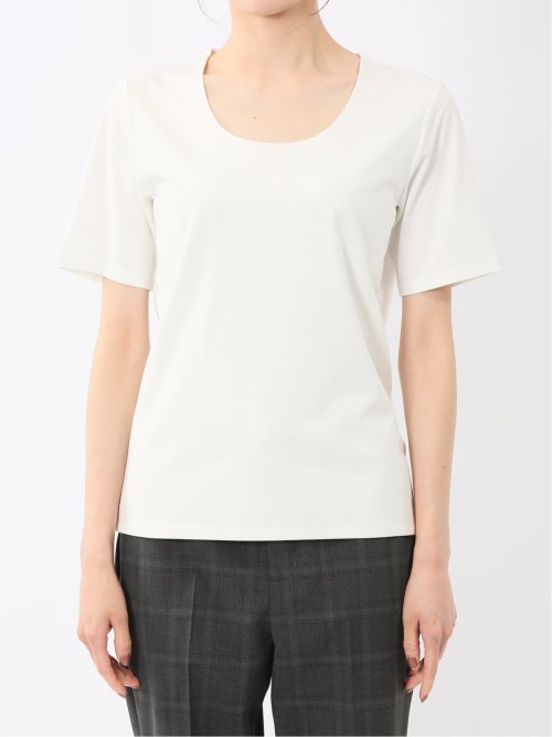 シルケットポンチ クルーネック半袖Tシャツ