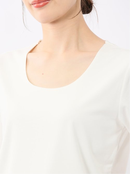 シルケットポンチ クルーネック半袖Tシャツ