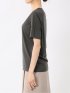 シルケットポンチ クルーネック半袖Tシャツ